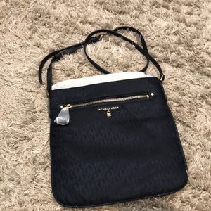 NWTAuthentic MK Navy blue crossbody
